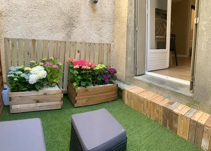 Avec Terrasse Au Cœur De - Serviettes Draps Ménage Inclus Apartamento *